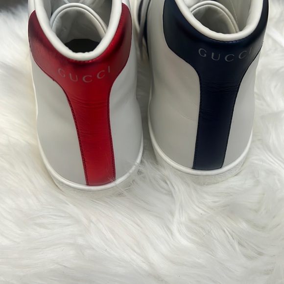 Like ๐ ๐ฏ%Auth Gucci Sneakers Ace Bee Embroidered High Top Gucci 10 / US 11 - Picture 2 of 14